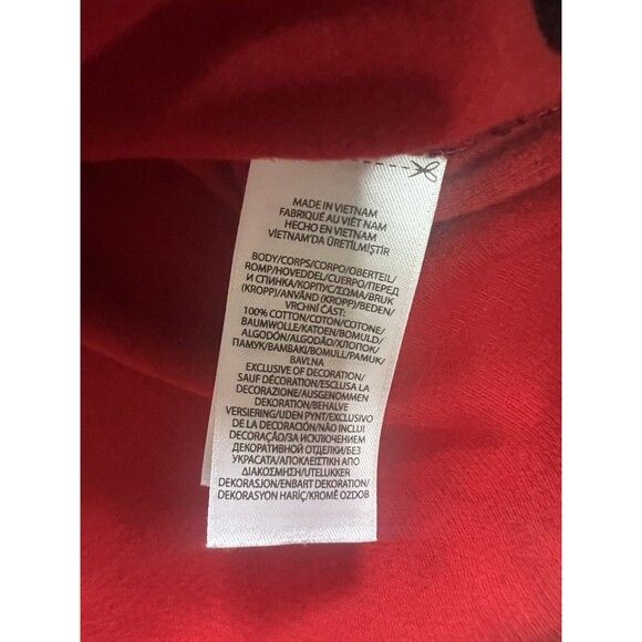 Polo Ralph Lauren Sweater Mens Large Red Buffalo Plaid Estate Rib Cotton 1/4 Zip - Picture 5 of 5